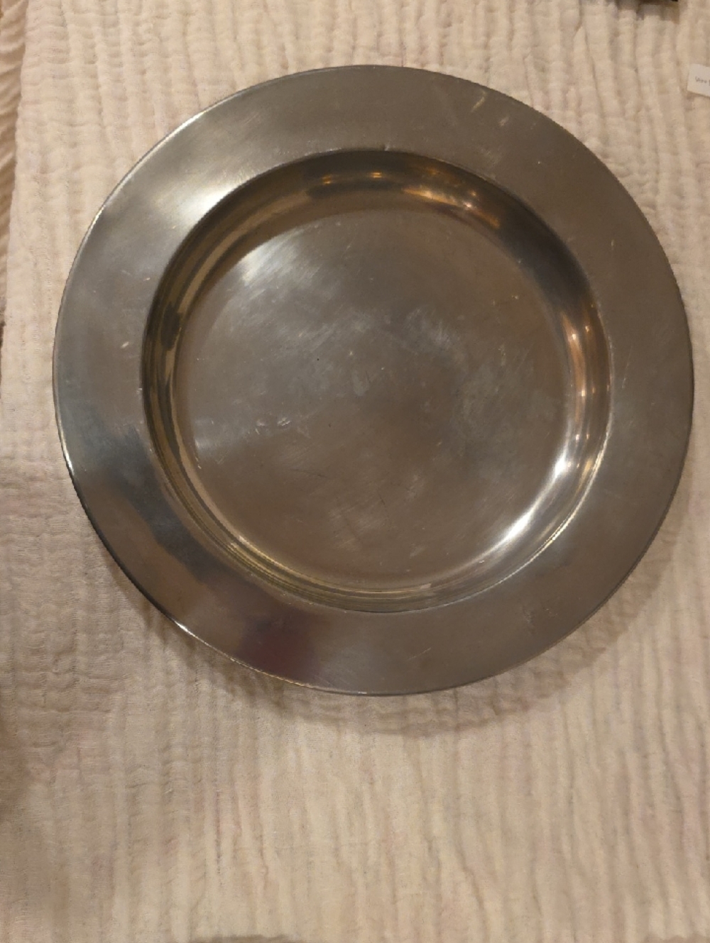 Vintage 10.5 Inch Woodbury Pewterers Plate